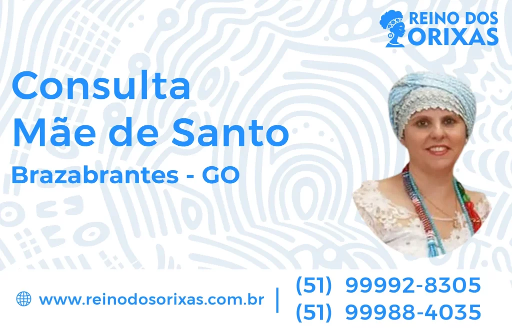 Consulta com Mãe de Santo em Brazabrantes – GO