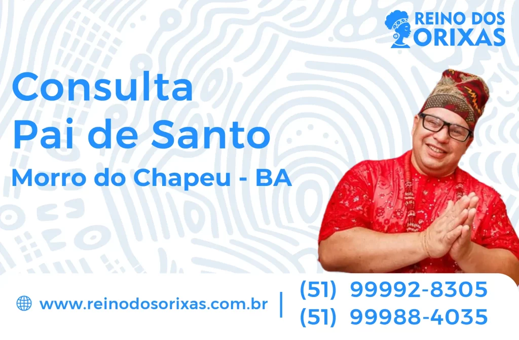 Consulta com Pai de Santo em Morro do Chapéu – BA