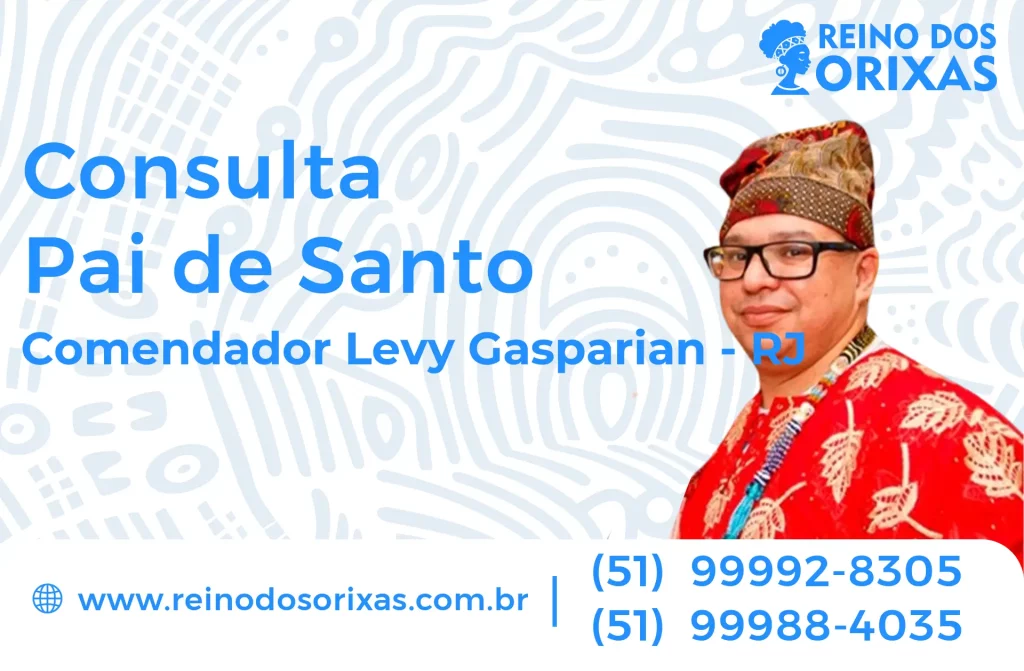 Consulta com Pai de Santo em Comendador Levy Gasparian – RJ