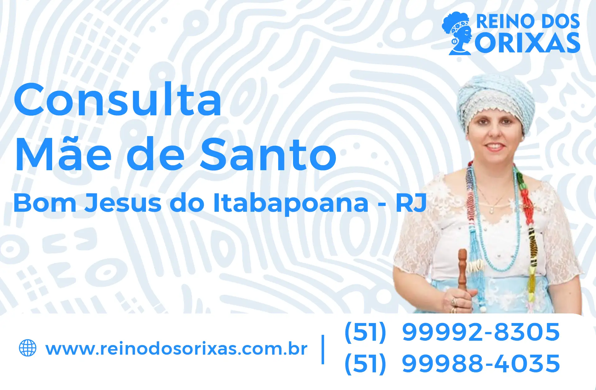 Consulta com Mãe de Santo em Bom Jesus do Itabapoana - RJ