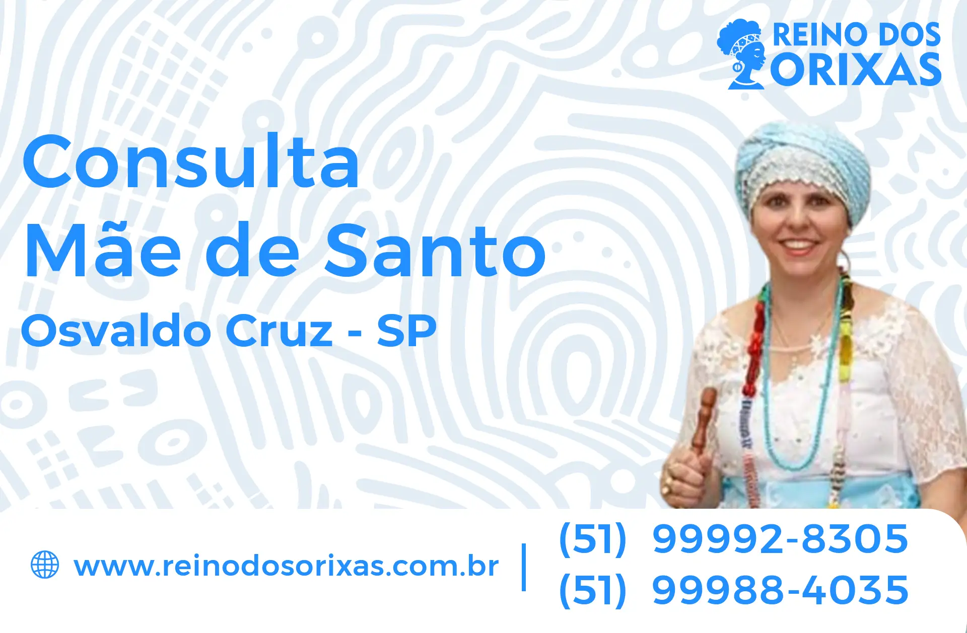 Consulta com Mãe de Santo em Osvaldo Cruz - SP