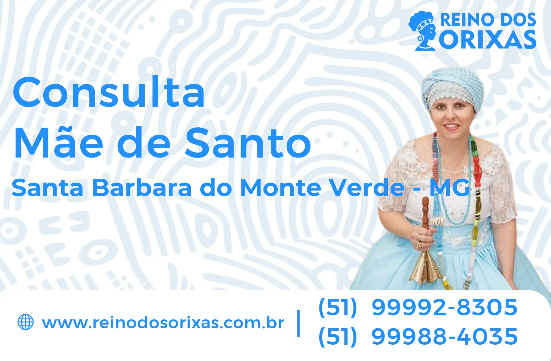 Consulta com Mãe de Santo em Santa Bárbara do Monte Verde - MG