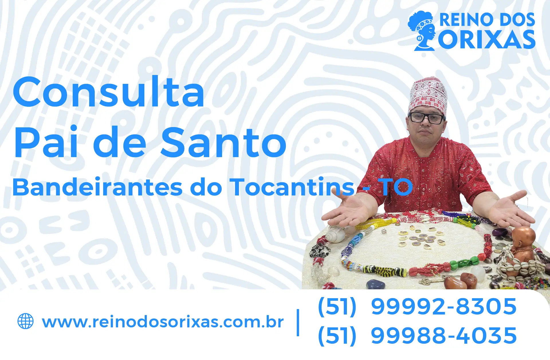 Consulta com Pai de Santo em Bandeirantes do Tocantins - TO