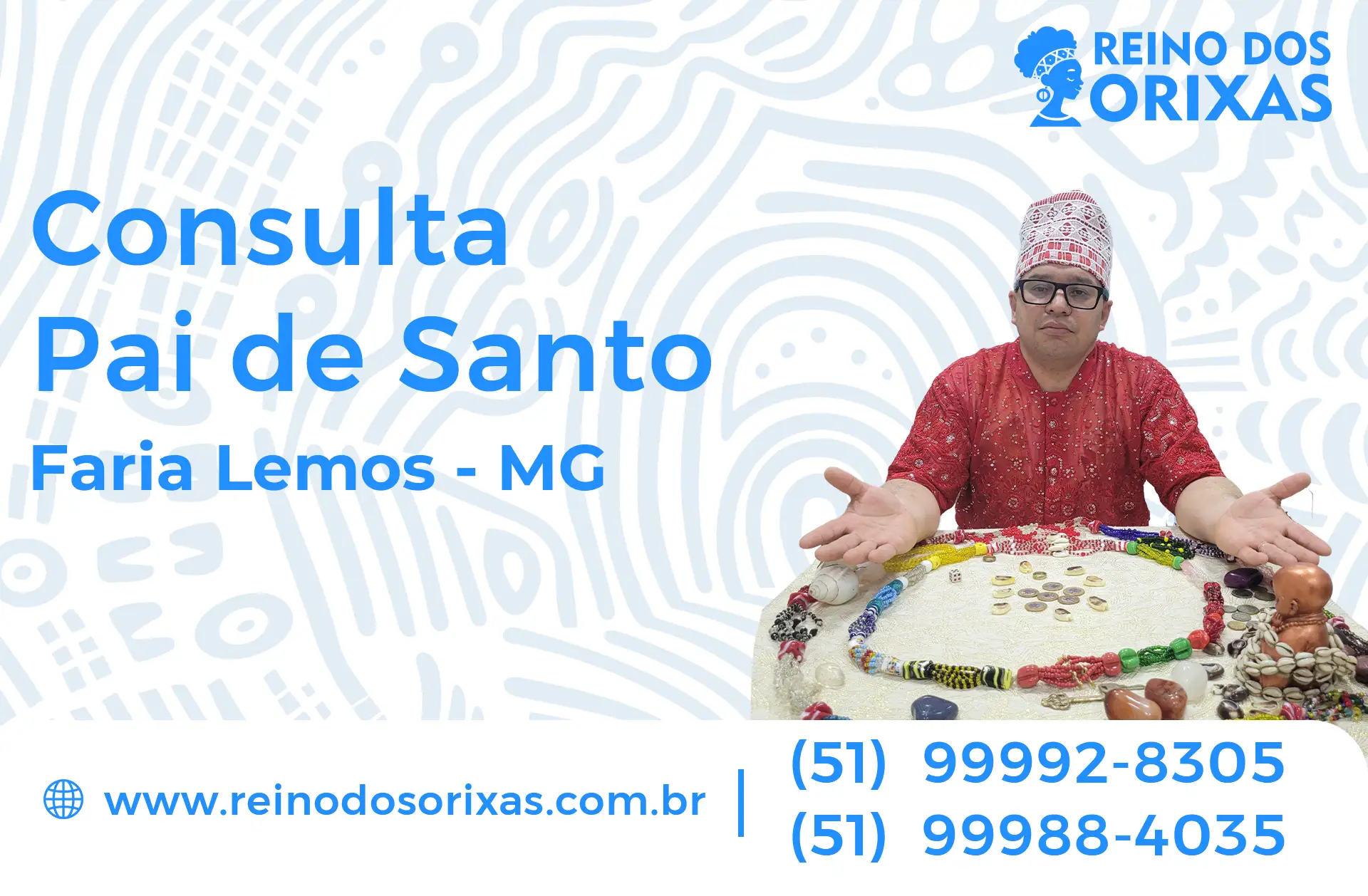 Consulta com Pai de Santo em Faria Lemos - MG