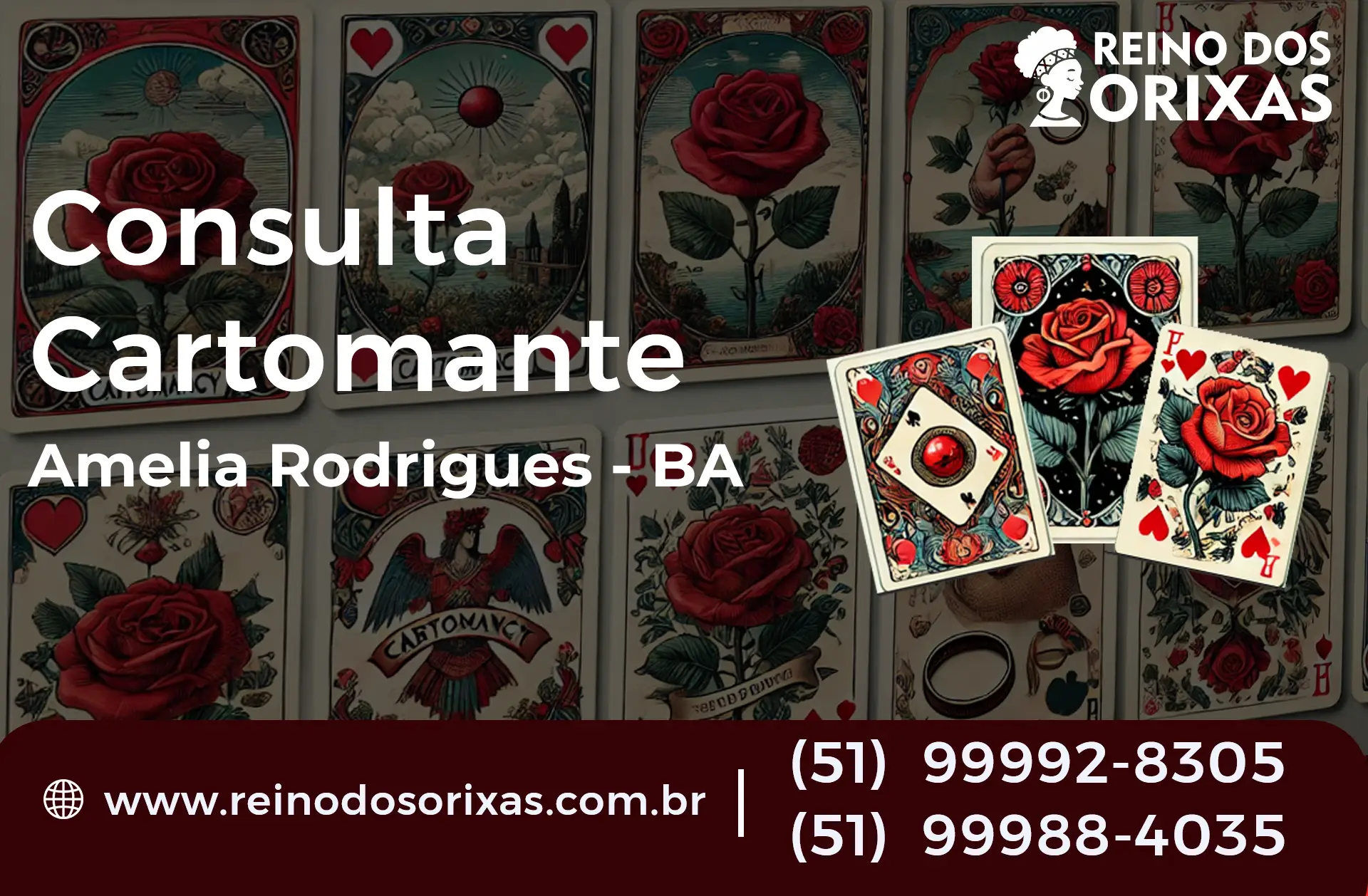 Consulta com Cartomante em Amélia Rodrigues - BA