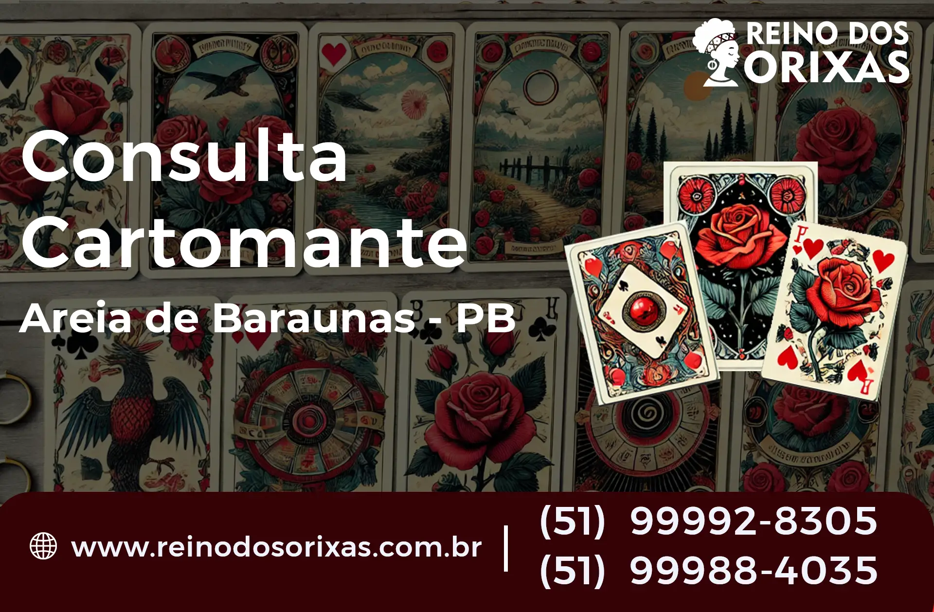 Consulta com Cartomante em Areia de Baraúnas - PB