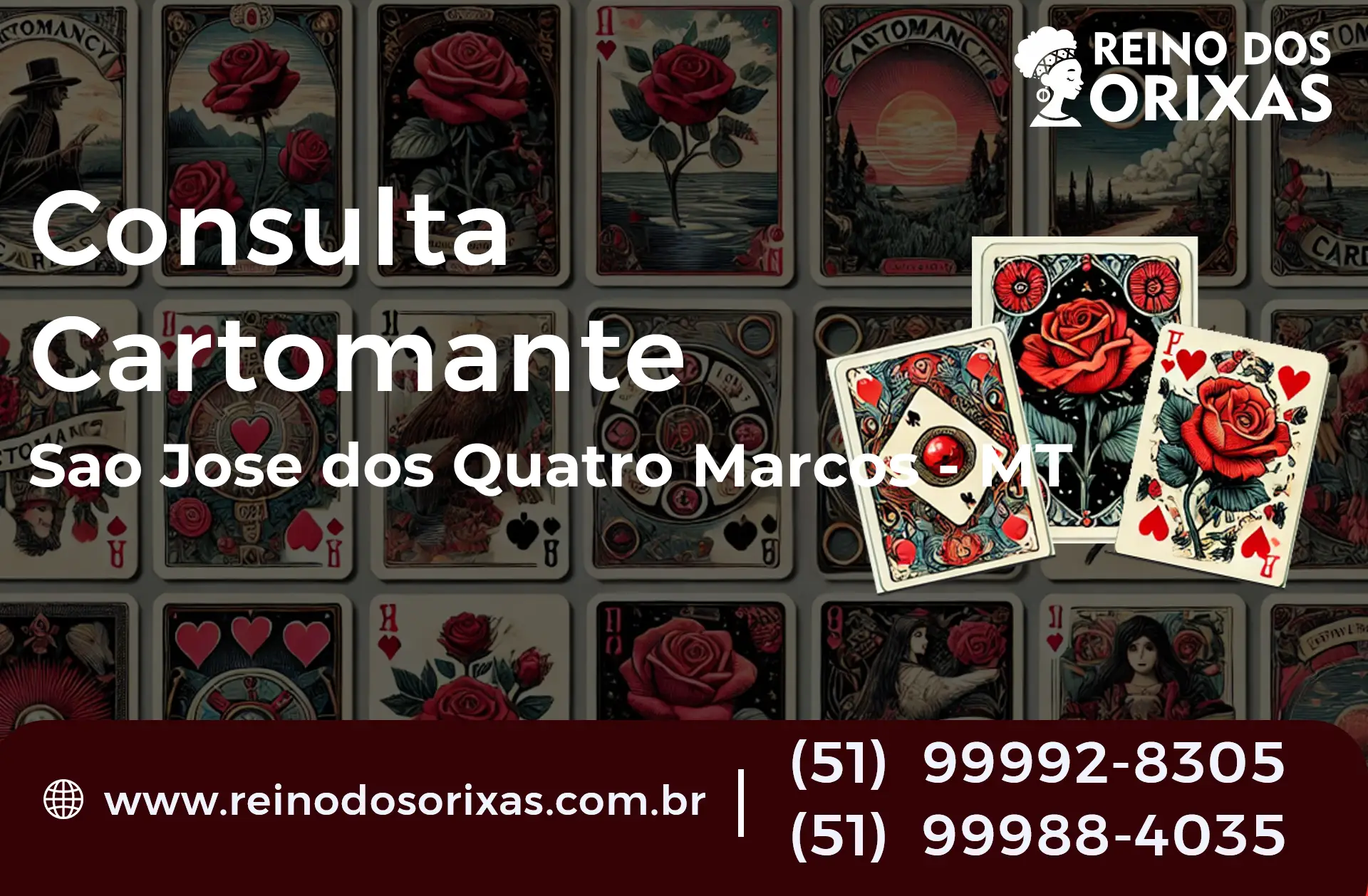 Consulta com Cartomante em São José dos Quatro Marcos - MT