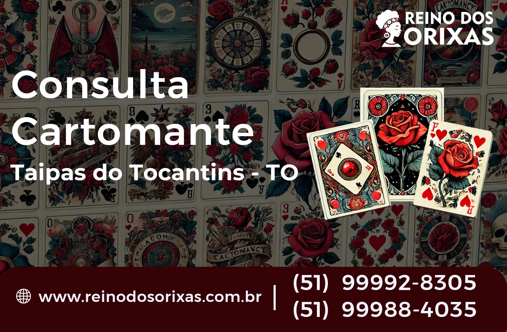 Consulta com Cartomante em Taipas do Tocantins - TO